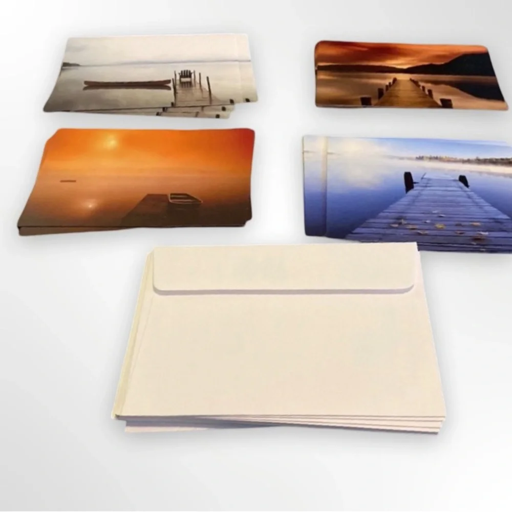 Waterscapes Note Cards Set 16 Count Ronnie Sellers Productions